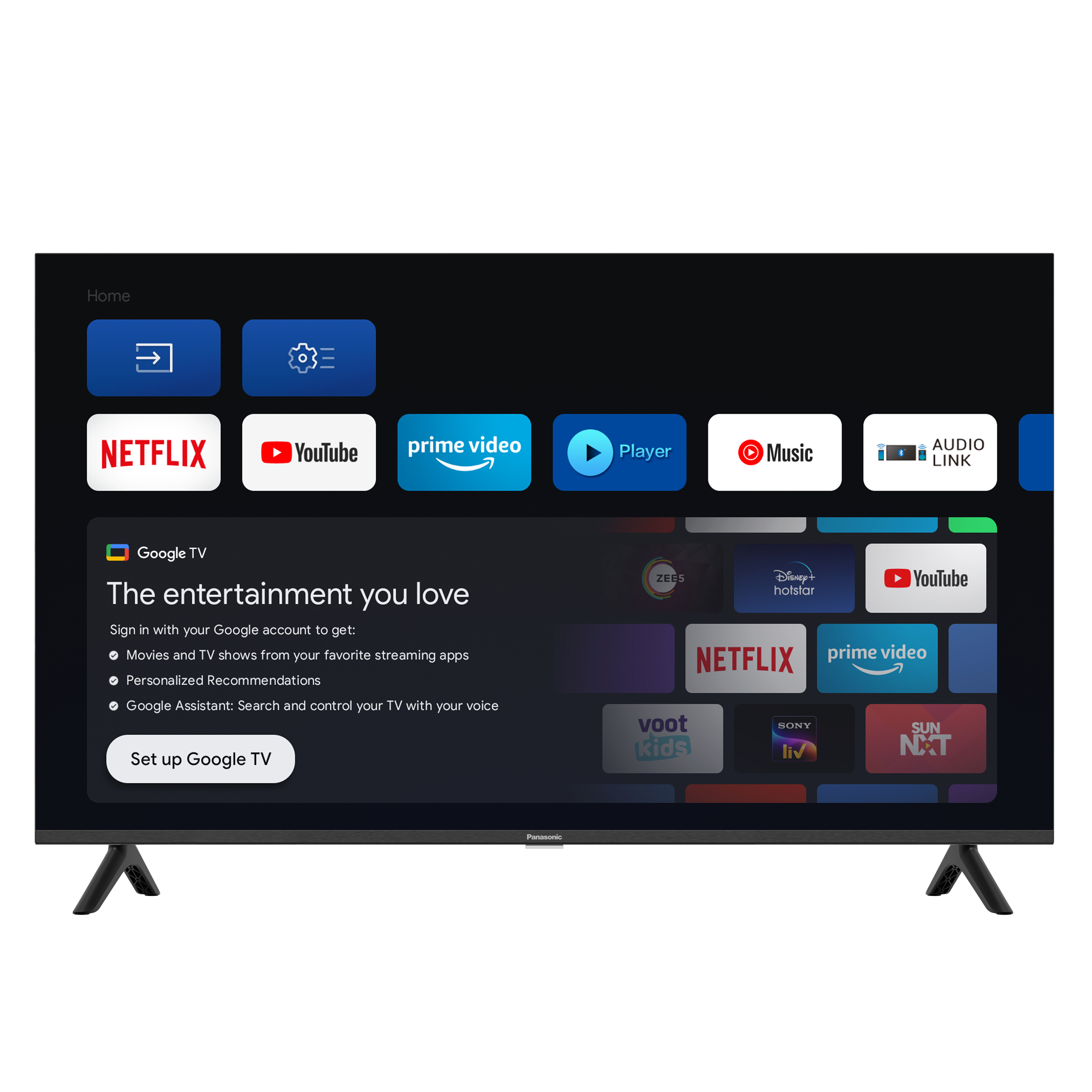 Panasonic smart deals tv apps